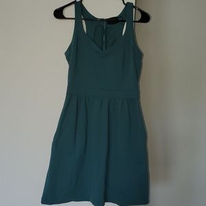 Cynthia Rowley M Emerald Green Skater Dress